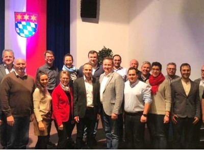 UWG Stadträte und Kandidaten auf der Bürgerversammlung