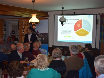 UWG informierte - Bürgermeisterkandidat Grassinger konnte bei Wählern punkten 