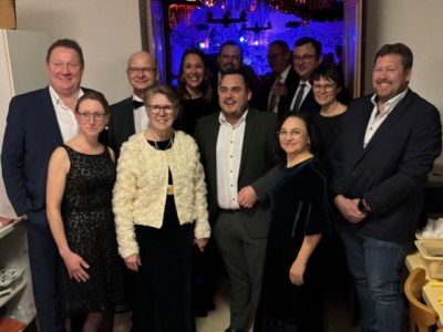 Besuch auf dem Feuerwehrball in Dingolfing